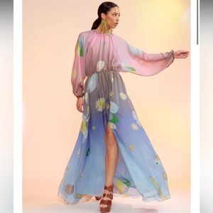 NWT CYNTHIA ROWLEY BELIZE SILK DRESS! Size small/ THIS DRESS RUNS large!!!!